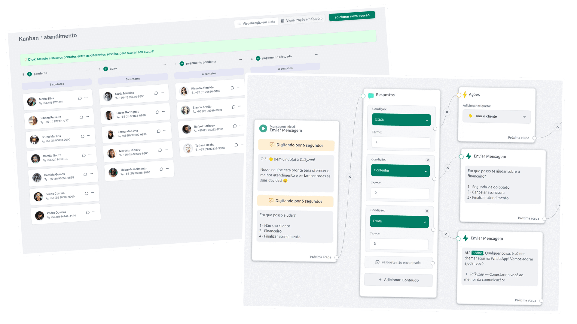 TalkyZap - Construtor de Fluxos para WhatsApp